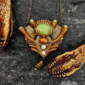 Princess nyaklánc, Ékszer, Nyaklánc, Medálos nyaklánc, Ékszerkészítés, Gyurma, MESKA