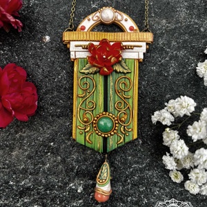 Hope nyaklánc, Ékszer, Nyaklánc, Medálos nyaklánc, Ékszerkészítés, Gyurma, MESKA