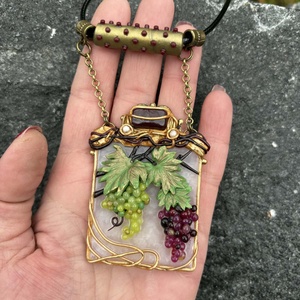 Antik szőlő nyaklánc - ékszer - nyaklánc - medálos nyaklánc - Meska.hu