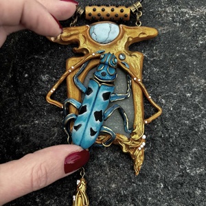 Havasi cincér nyaklánc - ékszer - nyaklánc - medálos nyaklánc - Meska.hu