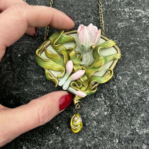 Antik kikerics nyaklánc - ékszer - nyaklánc - medálos nyaklánc - Meska.hu