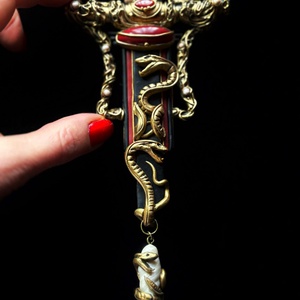 Demonia kígyós nyaklánc - ékszer - nyaklánc - medálos nyaklánc - Meska.hu