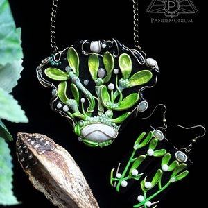 �Levelek ékszer szett, Ékszer, Ékszerszett, Ékszerkészítés, Gyurma, MESKA