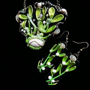 �Levelek ékszer szett - ékszer - ékszerszett - Meska.hu