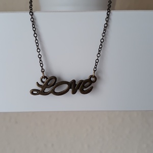 Love nyaklánc - ékszer - nyaklánc - medálos nyaklánc - Meska.hu Love nyaklánc - ékszer - nyaklánc - medálos nyaklánc - Meska.hu