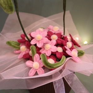 Elegáns orchidea és virágözön  kézzel készült különlegesség  - otthon & életmód - dekoráció - dísztárgy - Meska.hu