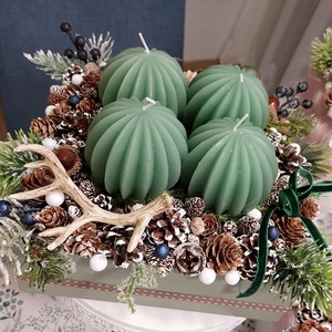 Adventi asztaldísz   - Meska.hu