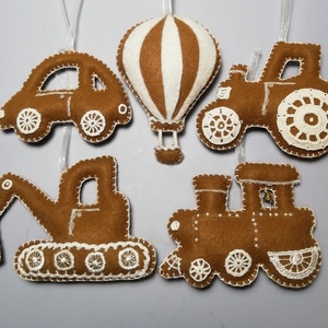 Filc mézes járművek - Meska.hu