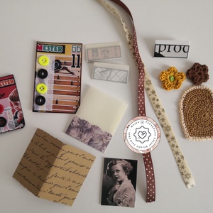 Scrapbook papír csomag, fénykép album készítéshez, kreatív dekoráció kiegészítőkkel, alapanyag naplóhoz, füzethez - otthon & életmód - papír, írószer - album & fotóalbum - Meska.hu