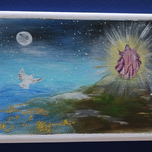 Akrill festmény - művészet - festmény - akril - Meska.hu