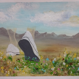 Akrill festmény, Művészet, Festmény, Akril, , MESKA