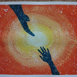 Akrill festmény, Művészet, Festmény, Akril, , MESKA