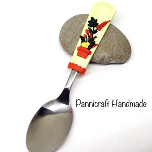 Virágos kanál, Otthon & Életmód, Konyhafelszerelés, tálalás, Tálalás, Kanál & Villa, Gyurma, MESKA