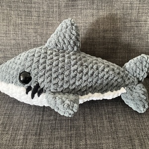 Horgolt Cápa - játék & sport - plüssállat & játékfigura - hal - Meska.hu