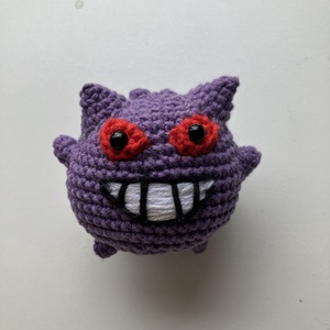 Horgolt Gengar, Játék & Sport, Plüssállat & Játékfigura, Más figura, Horgolás, MESKA