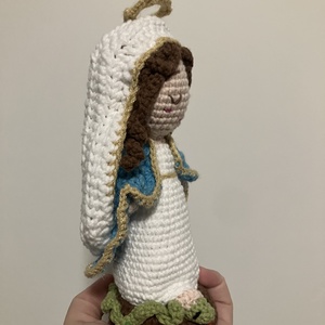 Horgolt Szűz Mária figura - játék & sport - plüssállat & játékfigura - más figura - Meska.hu