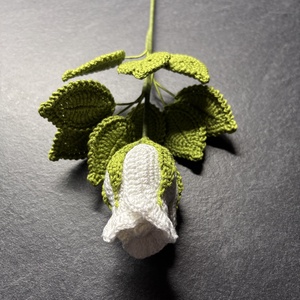 ? Örök rózsa - kézműves , soha el nem hervadó ajándék ?, Otthon & Életmód, Virágdekoráció, Virágok, Szálas virág, Horgolás, MESKA