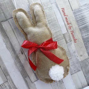 Húsvéti  nyuszi, pom-pom farokkal -  - Meska.hu