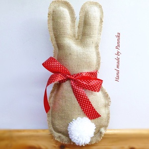 Húsvéti  nyuszi, pom-pom farokkal -  - Meska.hu