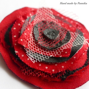 Kitűző: piros bohém Akció! - ékszer - kitűző és bross - kitűző - Meska.hu Kitűző: piros bohém Akció! - ékszer - kitűző és bross - kitűző - Meska.hu