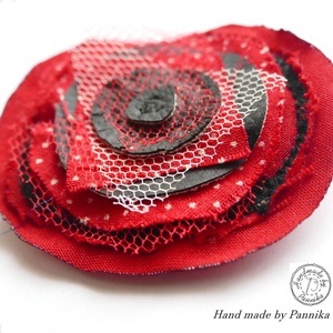 Kitűző: piros bohém Akció! - ékszer - kitűző és bross - kitűző - Meska.hu Kitűző: piros bohém Akció! - ékszer - kitűző és bross - kitűző - Meska.hu