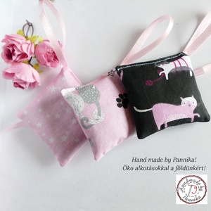 Levendula párnácskák 3 darab /Cicusos-csillagos - otthon & életmód - gyertya, illat, aroma - illatzsák - Meska.hu