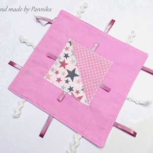 Készségfejlesztő babakendő, játszókendő, alvórongyi - játék & sport - 3 éves kor alattiaknak - alvóka & rongyi - Meska.hu