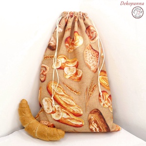 KENYERES, PÉKÁRUS Zsák Frissentartó, Kitörölhető! NAGY méret! NoWaste csomagolás!  - Meska.hu