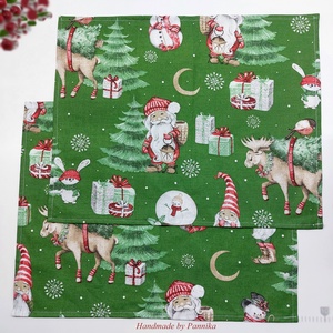 Varázslatos tányéralátét - karácsony - karácsonyi lakásdekoráció - ünnepi asztaldekoráció - Meska.hu