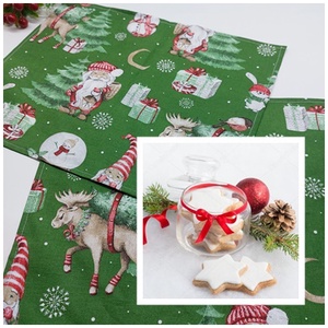 Varázslatos tányéralátét - karácsony - karácsonyi lakásdekoráció - ünnepi asztaldekoráció - Meska.hu