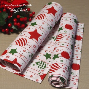 Karácsonyi asztalterítő, asztali futó ( KÉT DARAB ELÉRHETŐ ! ) - karácsony - karácsonyi lakásdekoráció - ünnepi asztaldekoráció - Meska.hu