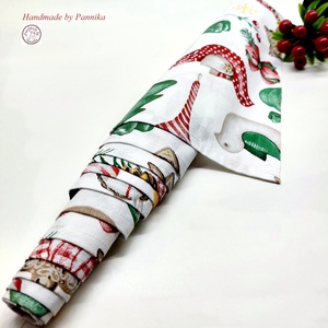 Akció! Karácsonyi asztalterítő, asztali futó ( hintalovas, karácsonyi díszes) - karácsony - karácsonyi lakásdekoráció - ünnepi asztaldekoráció - Meska.hu