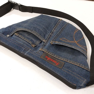 Átvethető farmer táska, testtáska féfiaknak is! - táska & tok - kézitáska & válltáska - vállon átvethető táska - Meska.hu