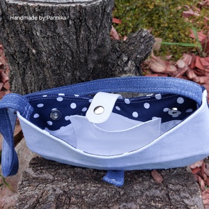 Női válltáska farmerből - táska & tok - kézitáska & válltáska - válltáska - Meska.hu