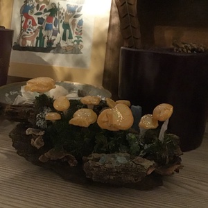 Gombalámpás Kristályokkal Kicsi - otthon & életmód - lámpa - hangulatlámpa - Meska.hu