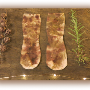 Ecoprintelt Zokni - ruha & divat - cipő & papucs - zokni - Meska.hu