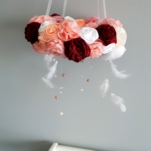 Babaszoba dekor, babaforgó kiságy/pelenkázó fölé baba, kislány részére - játék & sport - Meska.hu