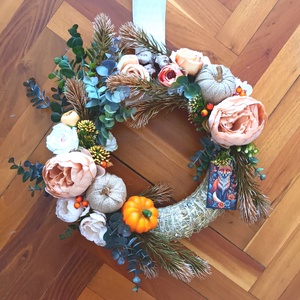 Rókás mesebeli ajtódísz, kopogtató, koszorú - otthon & életmód - dekoráció - ajtó- és ablak dekoráció - ajtódísz & kopogtató - Meska.hu