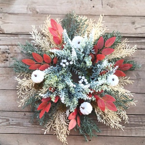 Leveles ajtódísz , Otthon & Életmód, Dekoráció, Ajtó- és ablak dekoráció, Ajtódísz & Kopogtató, Virágkötés, MESKA