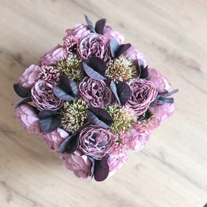 Tavaszi lila virágbox - Meska.hu