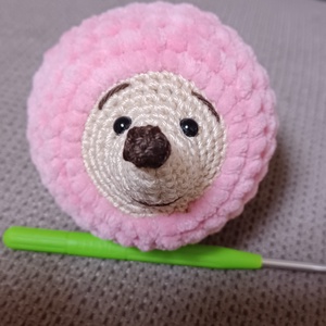 Plüss süni  - játék & sport - plüssállat & játékfigura - süni - Meska.hu