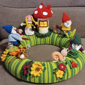 Horgolt asztaldísz, Otthon & Életmód, Dekoráció, Dísztárgy, Horgolás, MESKA