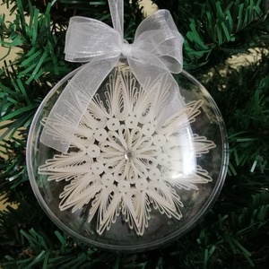 Karácsonyfadísz, karácsonyi gömb #7 - karácsony - karácsonyi lakásdekoráció - karácsonyfadíszek - Meska.hu