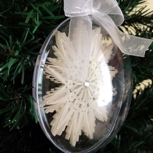 Karácsonyfadísz, karácsonyi gömb #7 - karácsony - karácsonyi lakásdekoráció - karácsonyfadíszek - Meska.hu