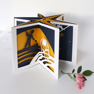 Exupéry: A kis herceg művészkönyv / The Little Prince artists' book - Meska.hu