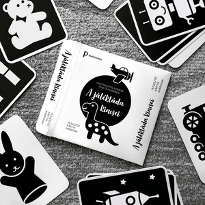 A játékláda kincsei - fejlesztő kontraszt kártya csomag babáknak - játék & sport - készségfejlesztő és logikai játék - szín és formaválogató játékok - Meska.hu