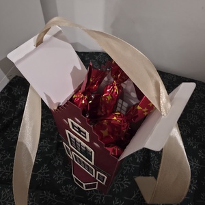 Holland ház lámpás (lépcsőzetes) - karácsony - karácsonyi lakásdekoráció - karácsonyi falu, házikó - Meska.hu