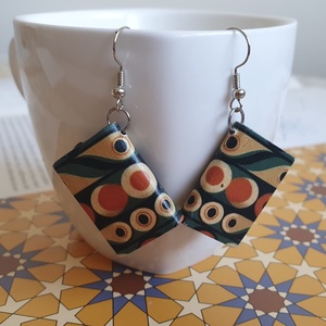 Könyv fülbevaló  - ékszer - fülbevaló - lógó fülbevaló - Meska.hu