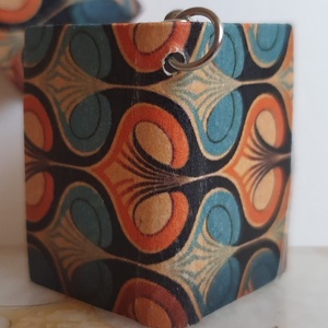 Könyv fülbevaló , Ékszer, Fülbevaló, Lógó fülbevaló, Könyvkötés, MESKA