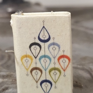 Könyv fülbevaló , Ékszer, Fülbevaló, Lógó fülbevaló, Könyvkötés, MESKA